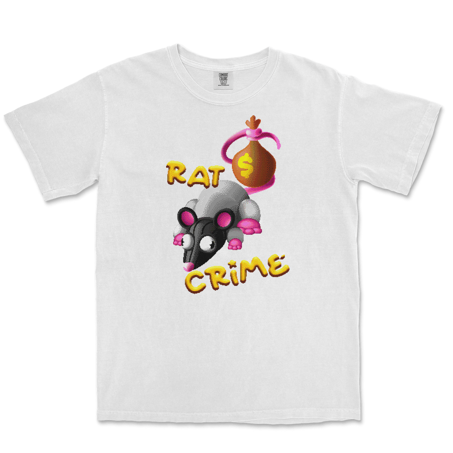 Rat Crime relaxed tee shirt