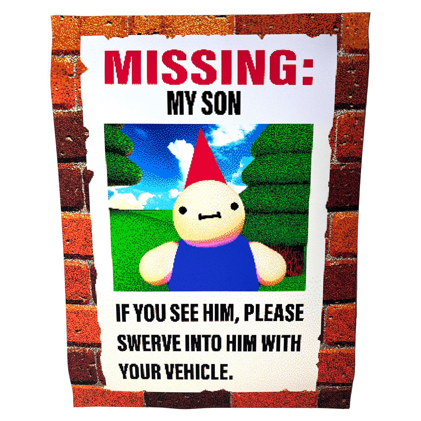Missing: Son matte finish poster