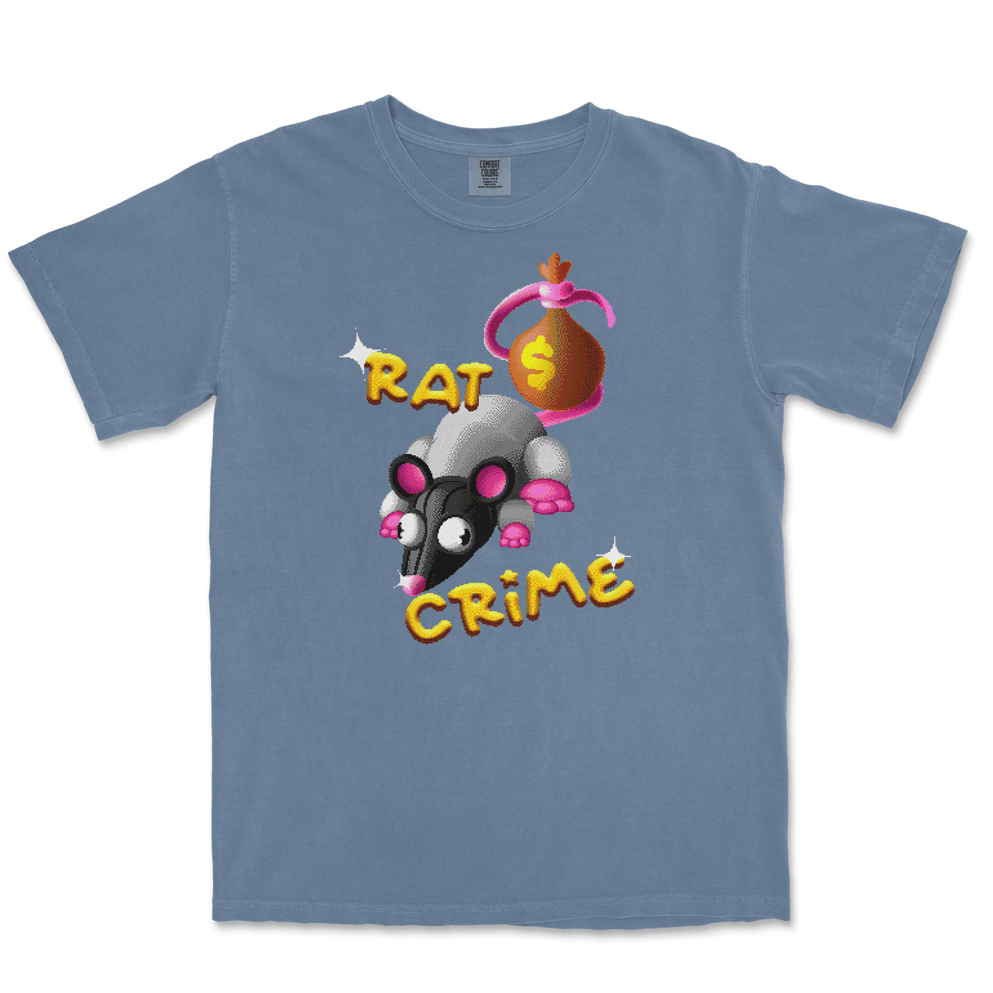 Rat Crime relaxed tee shirt