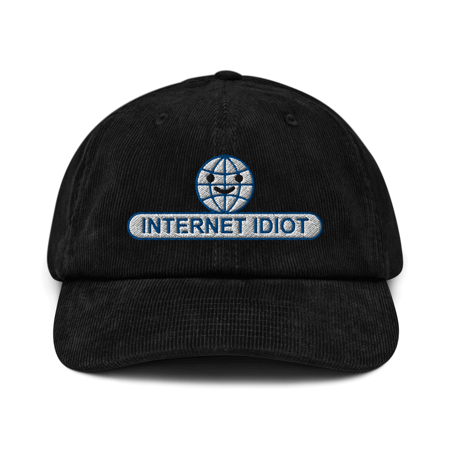 Internet Idiot corduroy cap