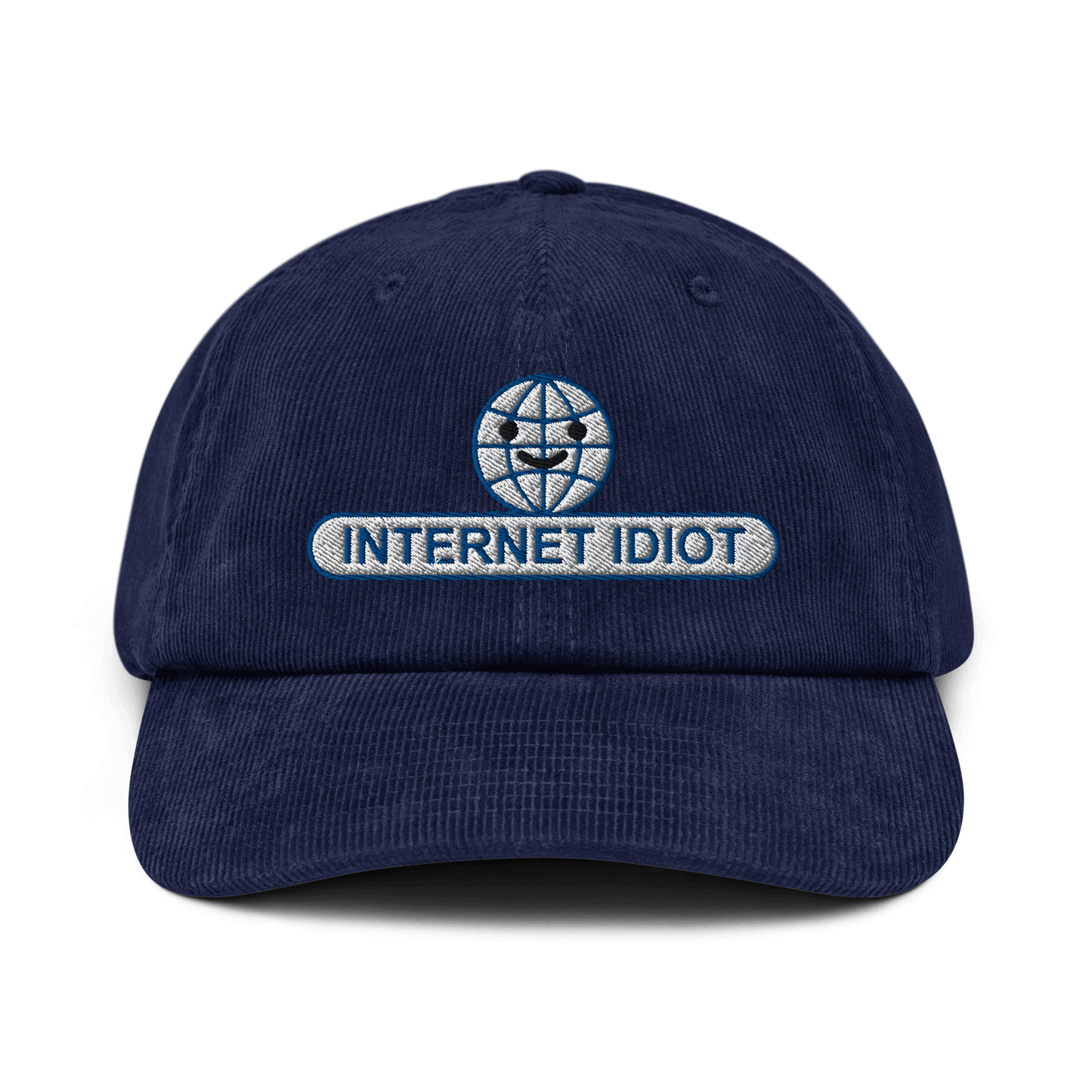 Internet Idiot corduroy cap